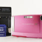 FUJIFILM FinePix Z10fd Pink With 2GB SD Card Digital Camera from Japan #1450