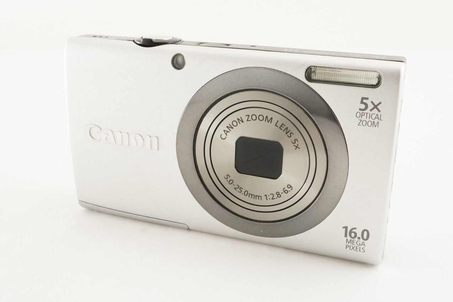 Canon PowerShot A2300 Silver With 4GB SDHC Card Digital Camera from Japan #1572