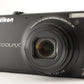 Nikon COOLPIX S6100 Black In Box With 4GB SDHC Card from Japan #1633