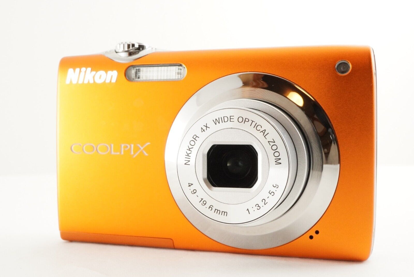 Nikon COOLPIX S3000 Orange In Box With 4GB SDHC Card from Japan #1557