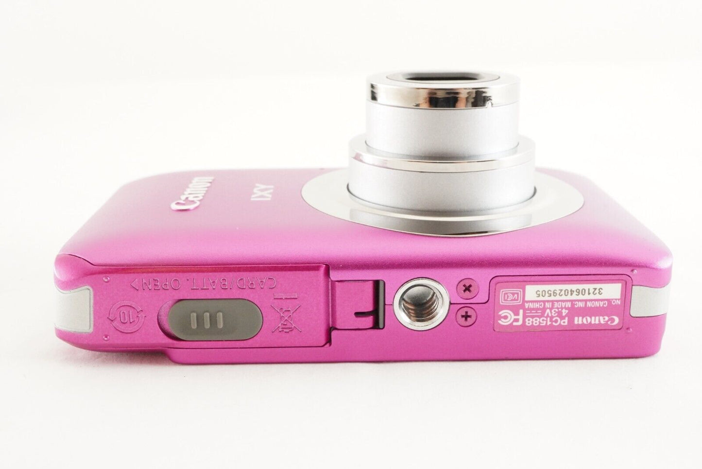 Canon IXY 210F Pink With 4GB SDHC Card Compact Digital Camera from Japan #0832