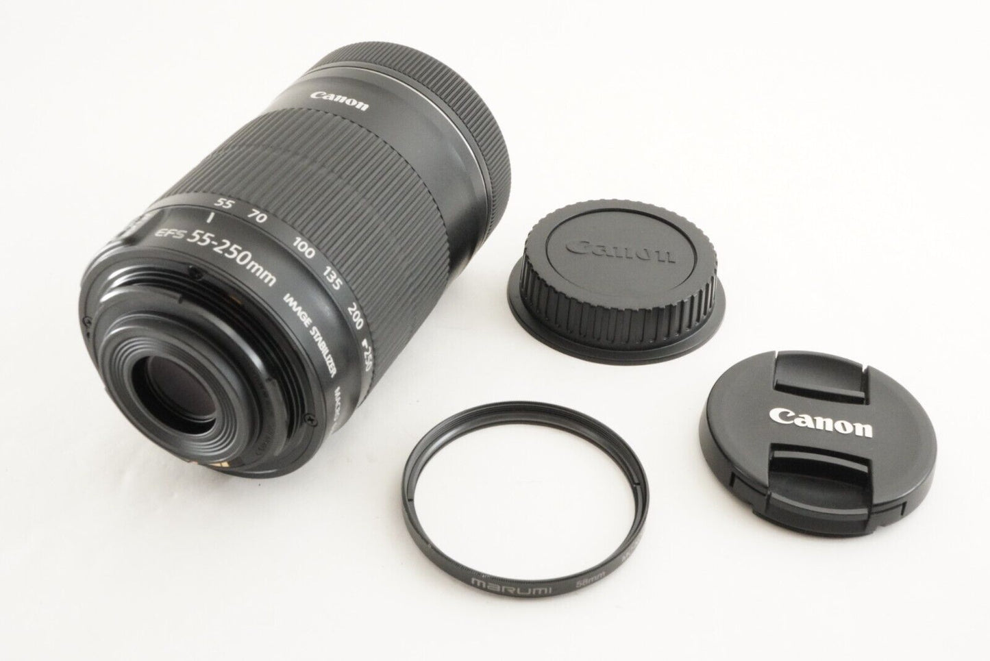 Canon EF-S 55-250mm F4-5.6 IS STM AF ZOOM Lens from Japan #1448