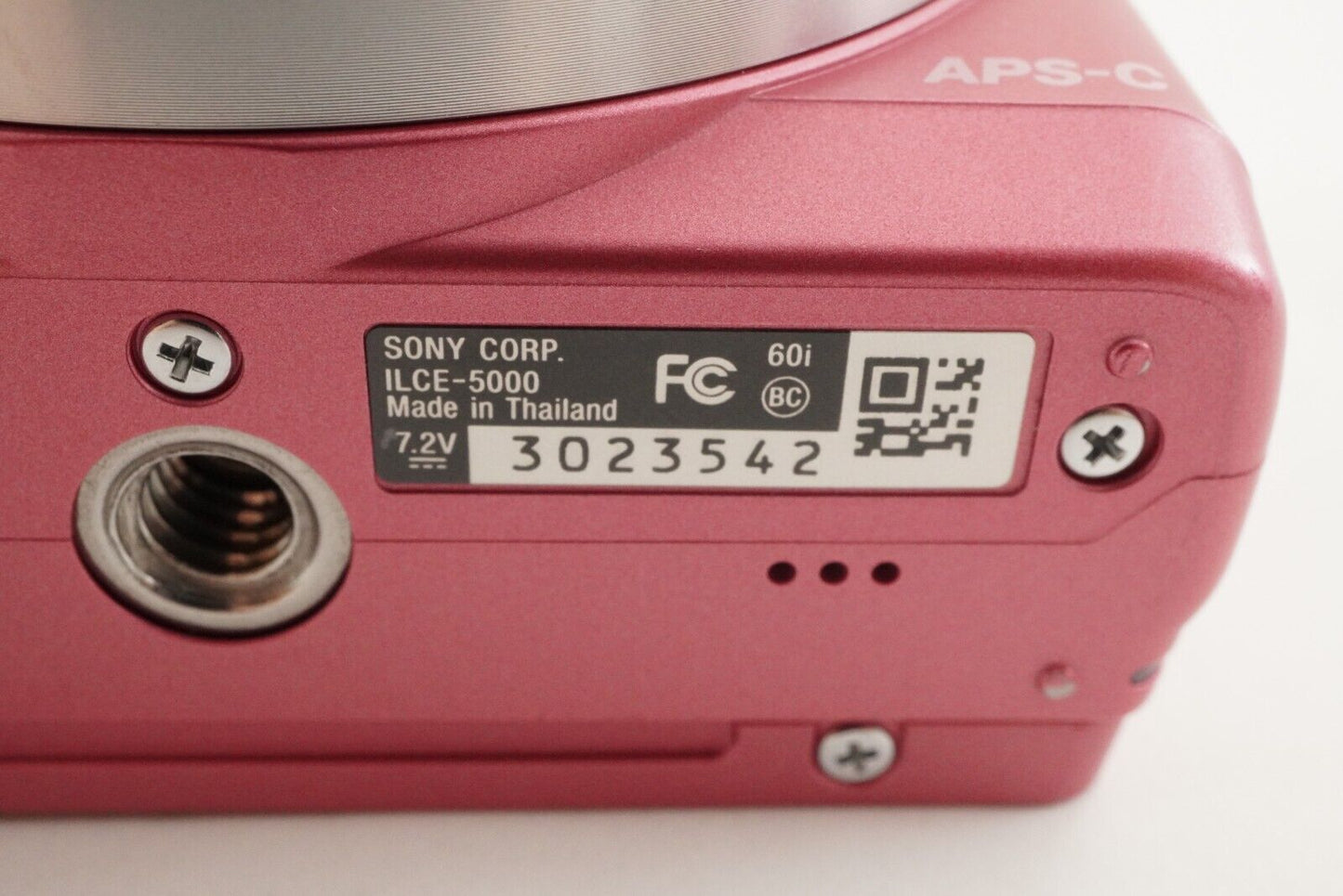 [S/C: 2,700] SONY Alpha a5000 ILCE-5000 Pink + E PZ 16-50mm from Japan #9770