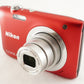 Nikon COOLPIX A100 Red With 4GB SDHC Card Digital Camera from Japan #0764