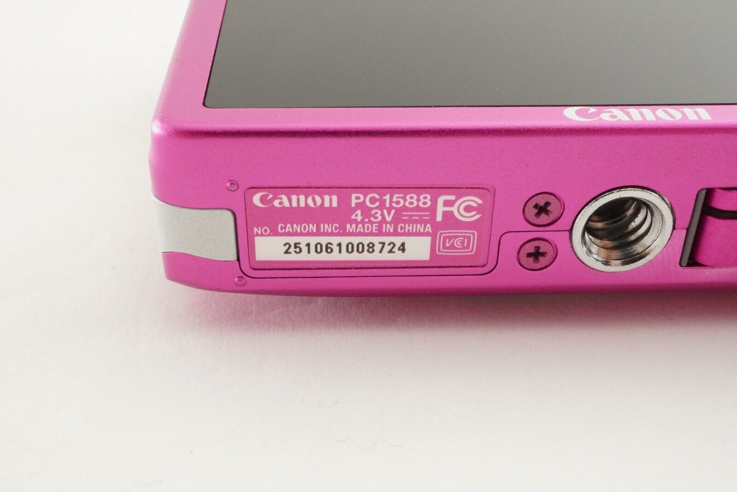 Canon IXY 210F Pink With 4GB SDHC Card Compact Digital Camera from Japan #1468