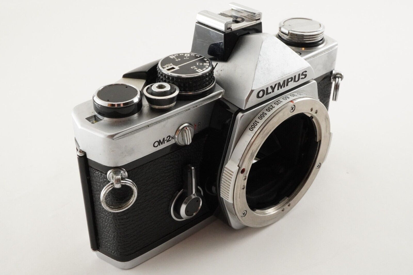 OLYMPUS OM-2N + OM-SYSTEM F.ZUIKO AUTO-S 50mm F1.8 Film Camera from Japan #8505