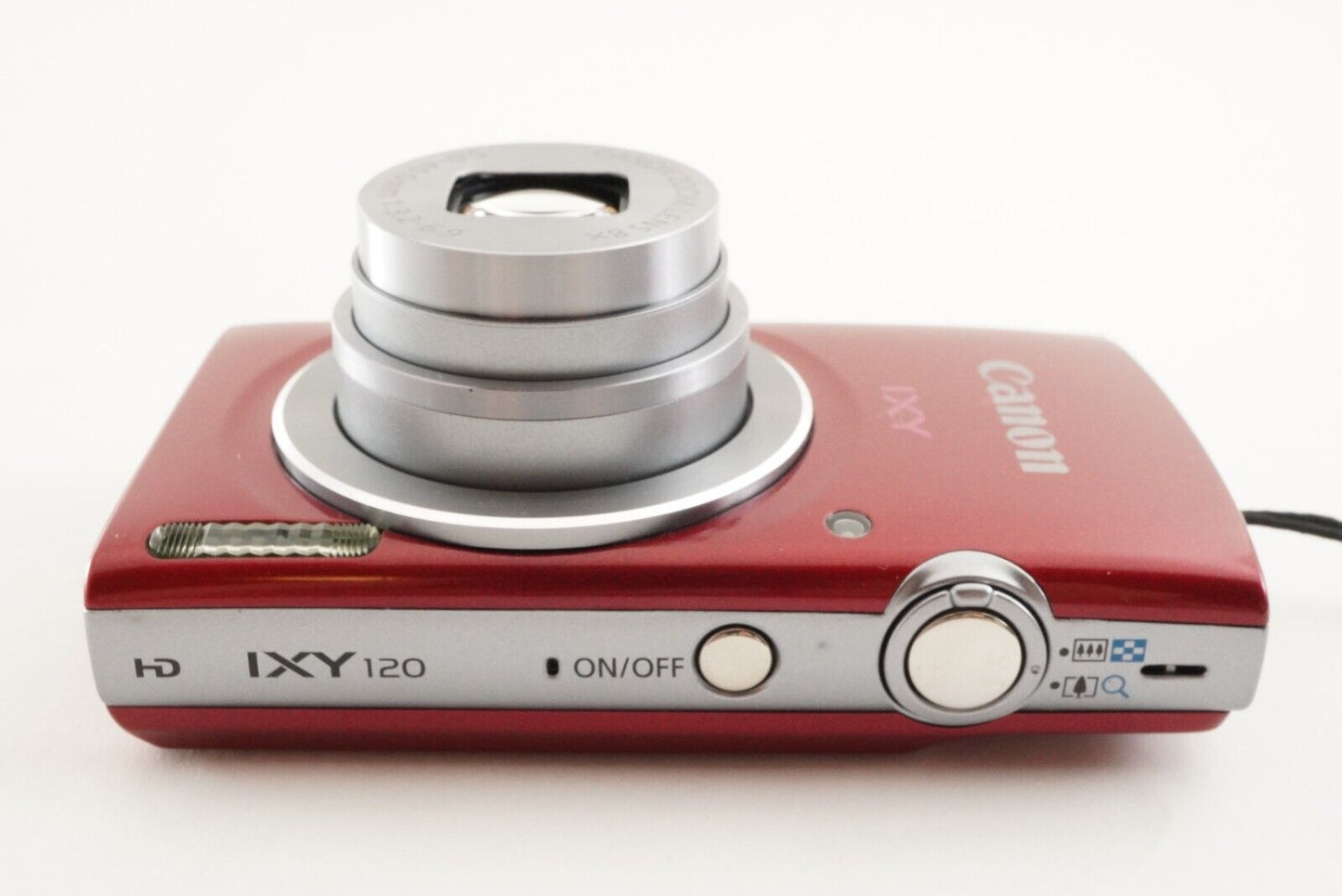 Canon IXY 120 Red With 4GB SDHC Card Compact Digital Camera from Japan #1646