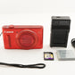 Canon PowerShot SX610 HS Red With 4GB SDHC Card Digital Camera from Japan #1645