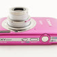 Canon IXY 210F Pink With 4GB SDHC Card Compact Digital Camera from Japan #1468