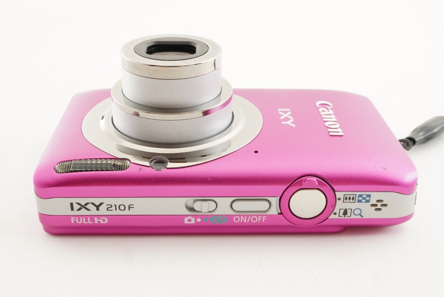 Canon IXY 210F Pink With 4GB SDHC Card Compact Digital Camera from Japan #1468