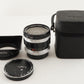 KOMURA W-KOMURA 28mm F3.5 For Nikon With Case Photo tested! From Japan #8070