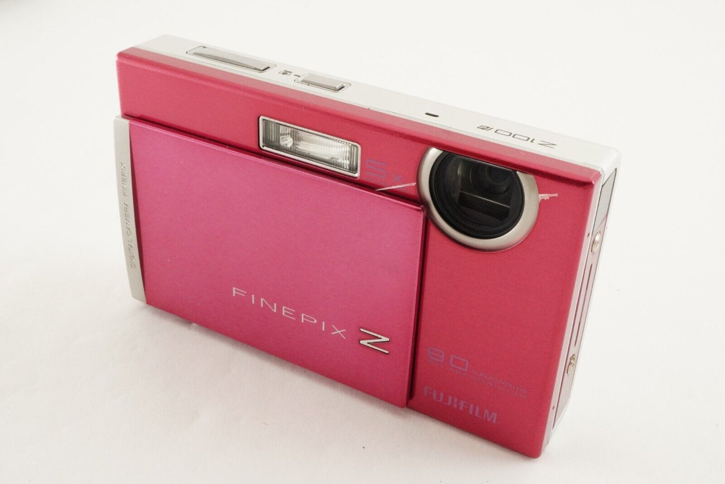 FUJIFILM FinePix Z100fd Pink With 2GB SD Card Digital Camera from Japan #1465