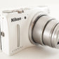 Nikon COOLPIX S9700 White With 4GB SDHC Card Digital Camera from Japan #1495