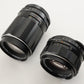 PENTAX Super-Multi-Coated TAKUMAR 50mm F1.4 + 135mm F3.5 Lens from Japan #8175