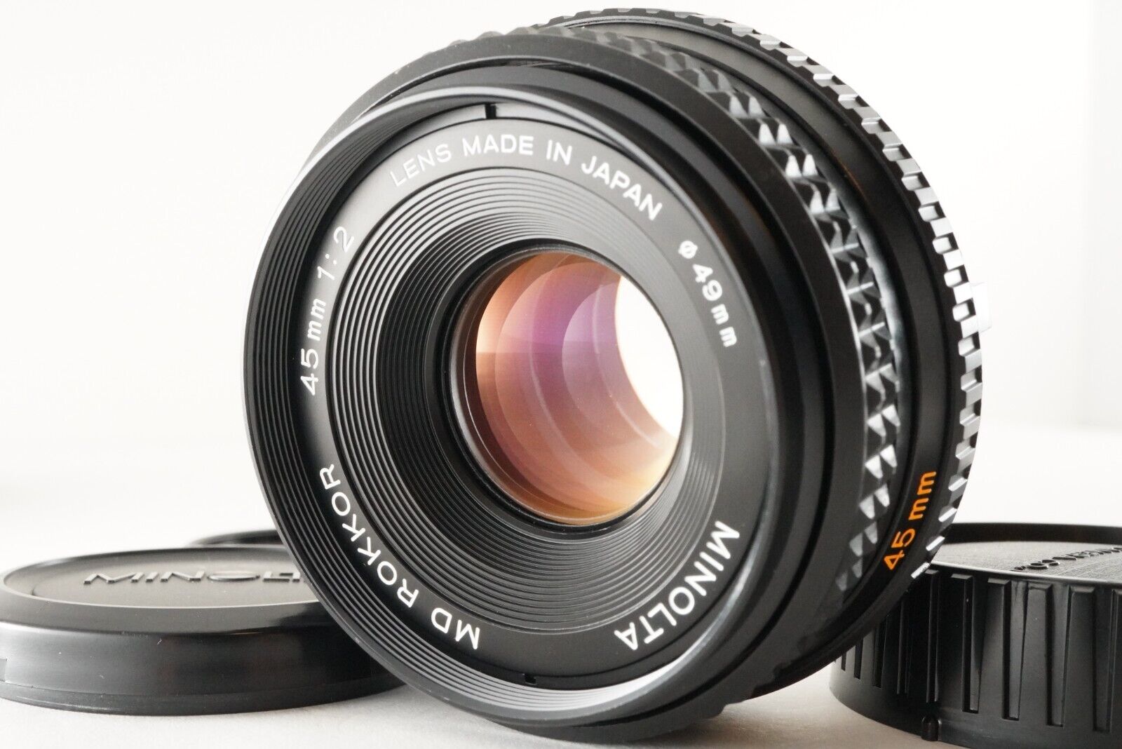 MINOLTA MD ROKKOR 45mm F2 MF Wide Angle Lens Photo tested