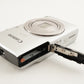 Canon IXY 180 Silver With 4GB SDHC Card from Japan #1616