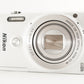 Nikon COOLPIX S6900 White With 4GB SDHC Card Digital Camera from Japan #0958