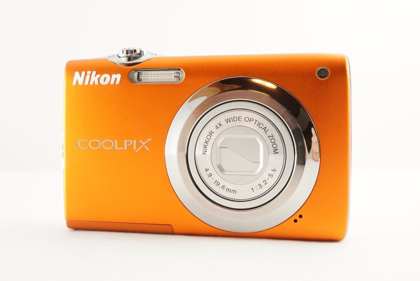 Nikon COOLPIX S3000 Orange In Box With 4GB SDHC Card from Japan #1557