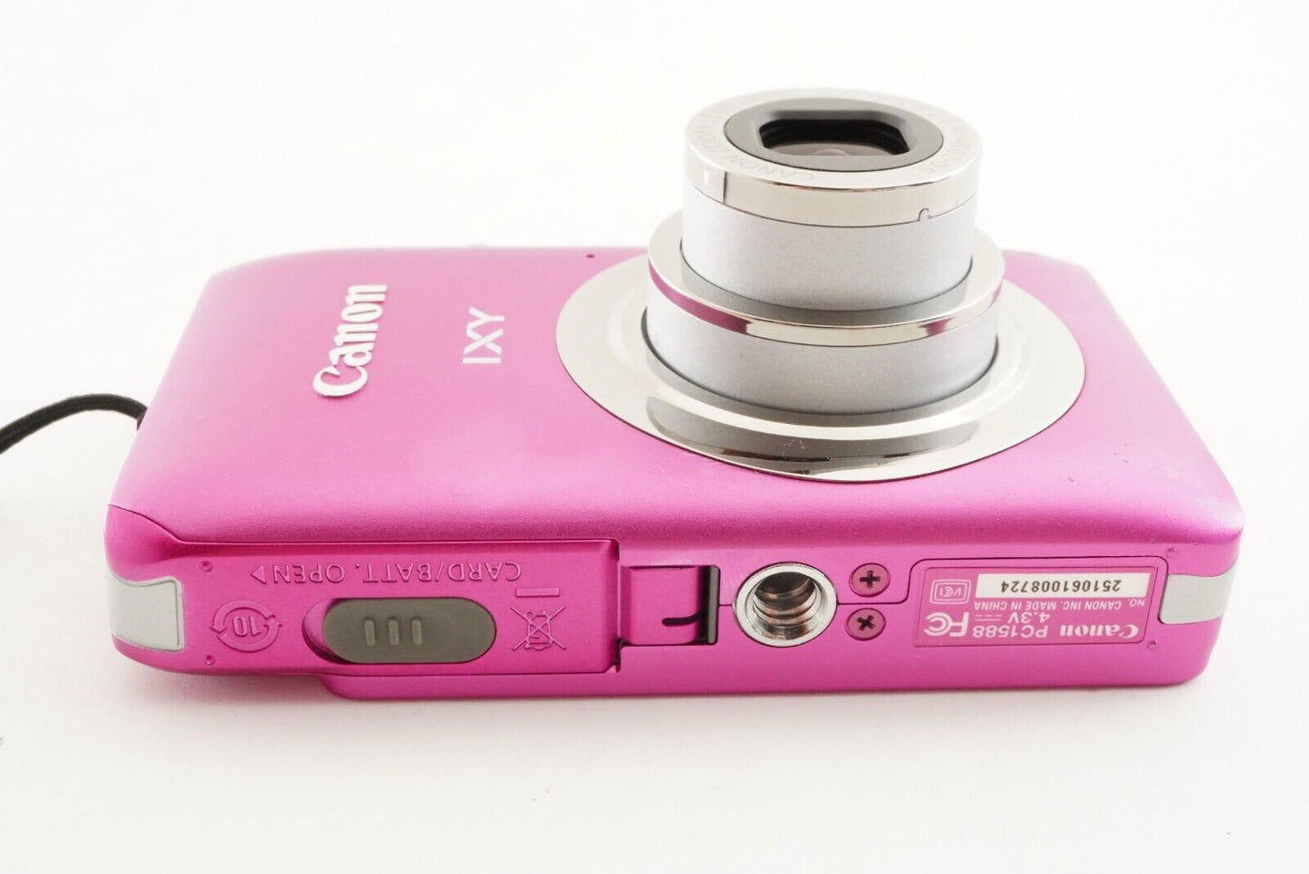 Canon IXY 210F Pink With 4GB SDHC Card Compact Digital Camera from Japan #1468