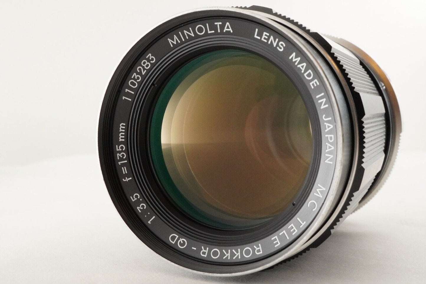 MINOLTA MC ROKKOR-PG 50mm F1.4 + TELE ROKKOR-QD 135mm + 200mm from Japan #9736