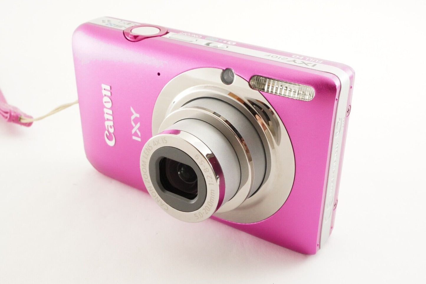 Canon IXY 210F Pink In Box With 4GB SDHC Card Digital Camera from Japan #1457