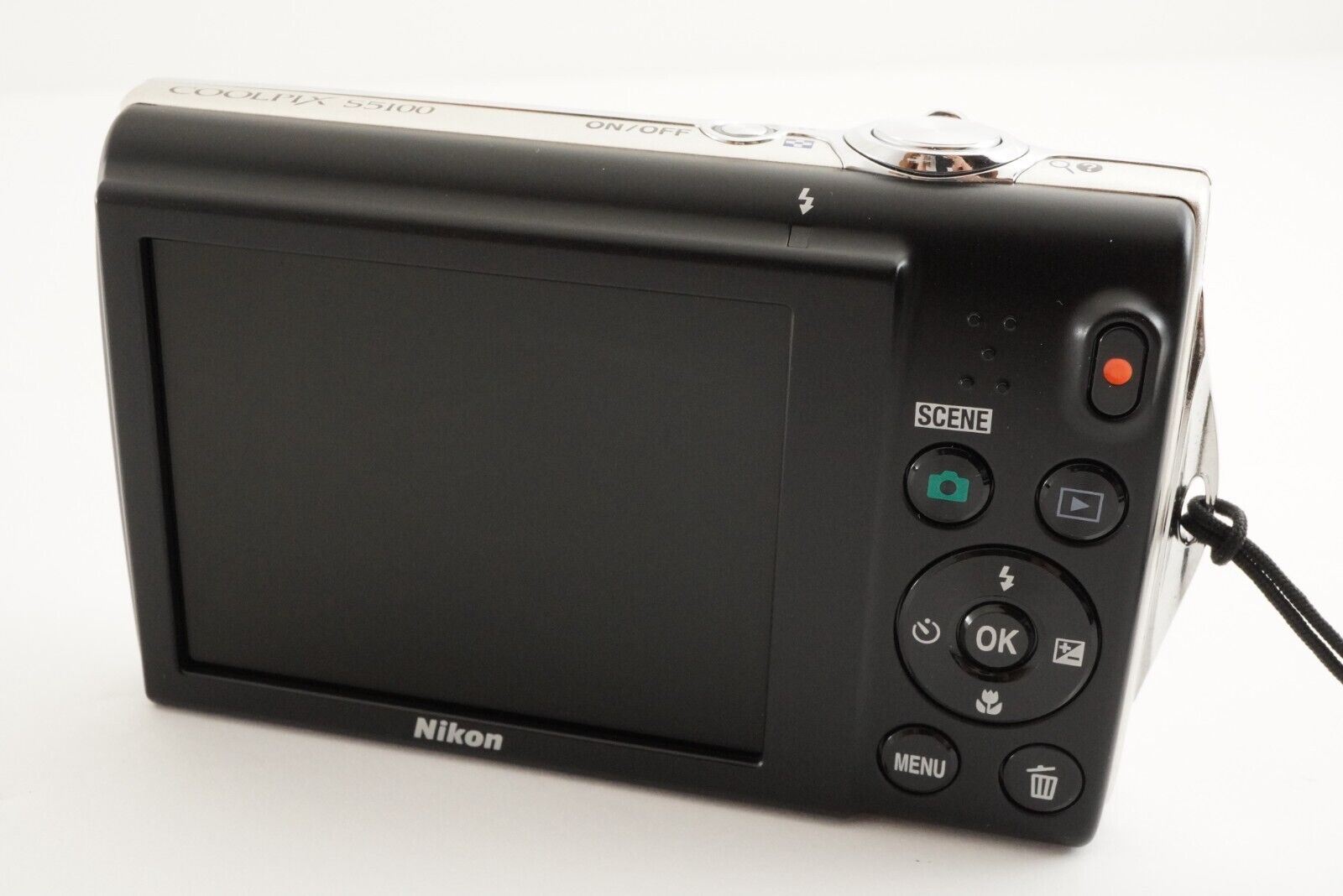 Nikon COOLPIX S5100 Silver InBox & 4GB SDHC Card Digital Camera