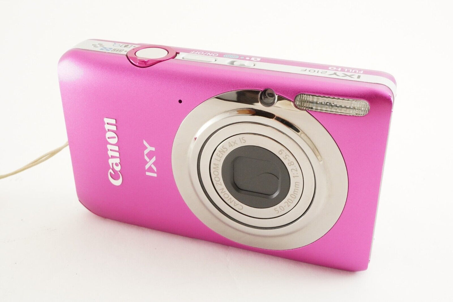 Canon IXY 210F Pink In Box With 4GB SDHC Card Digital Camera from Japan #1457