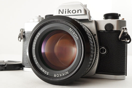 New Light Seals Nikon FM + Ai NIKKOR 50mm F1.4 Film Camera from Japan #9648