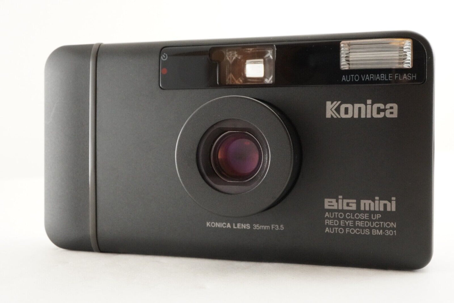 Konica BiG mini BM-301 Black Point & Shoot Film Camera from Japan #1298