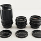 PENTAX SMC TAKUMAR 55mm F1.8 + Super-Takumar 35mm F3.5 + 150mm from Japan #8230