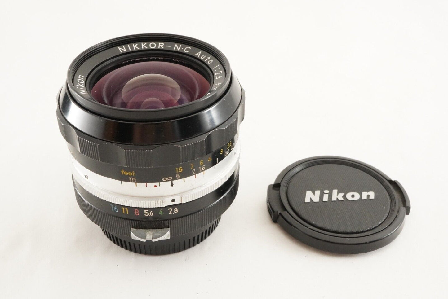 Nikon NIKKOR-N.C Auto 24mm F2.8 non-Ai MF Wide Angle Lens from Japan #0069