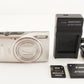 Canon IXY 650 Silver With 4GB SDHC Card Compact Digital Camera from Japan #0829