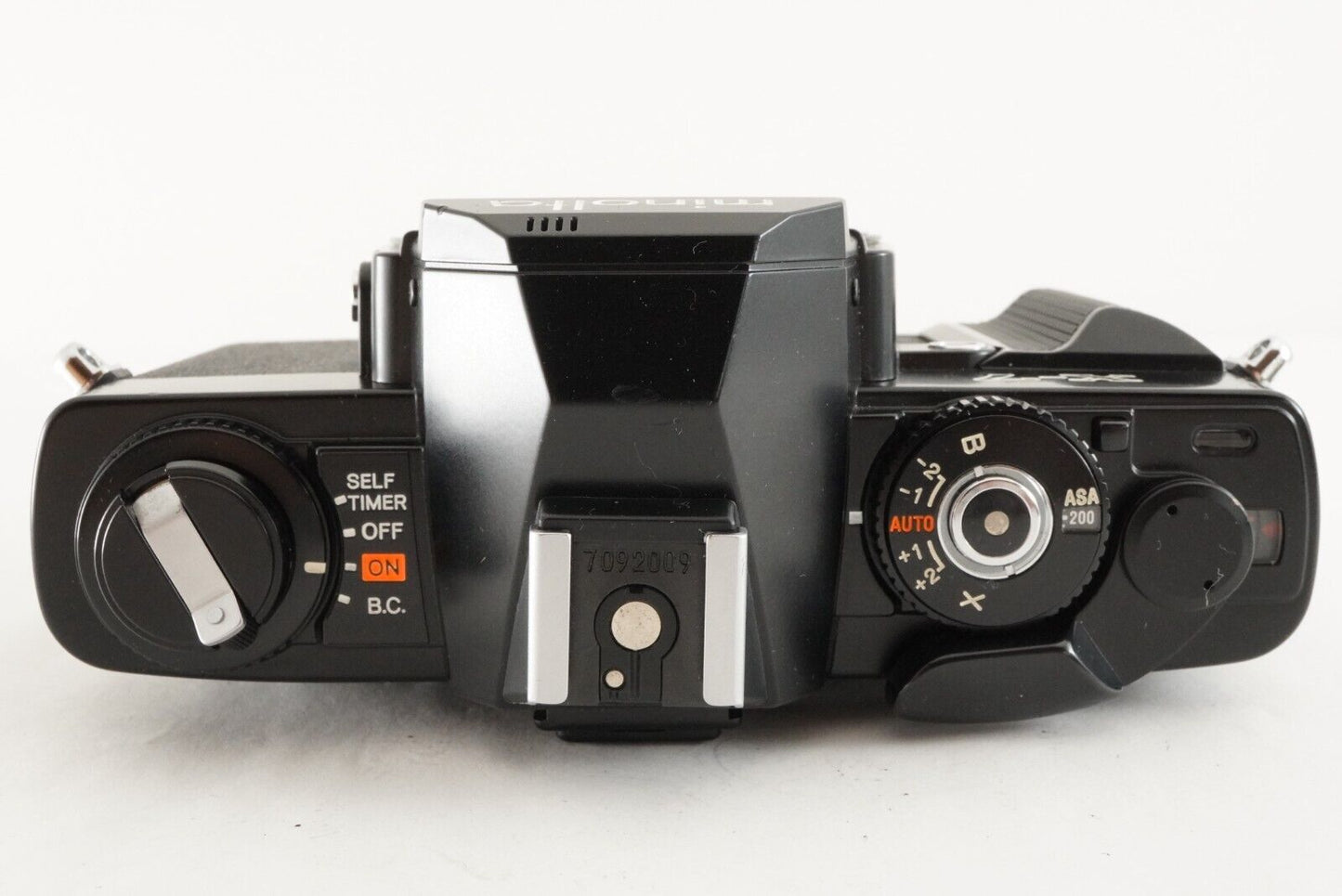 minolta X-7 Black + MD.W.ROKKOR 28mm F3.5 SLR 35mm Film Camera from Japan #9575