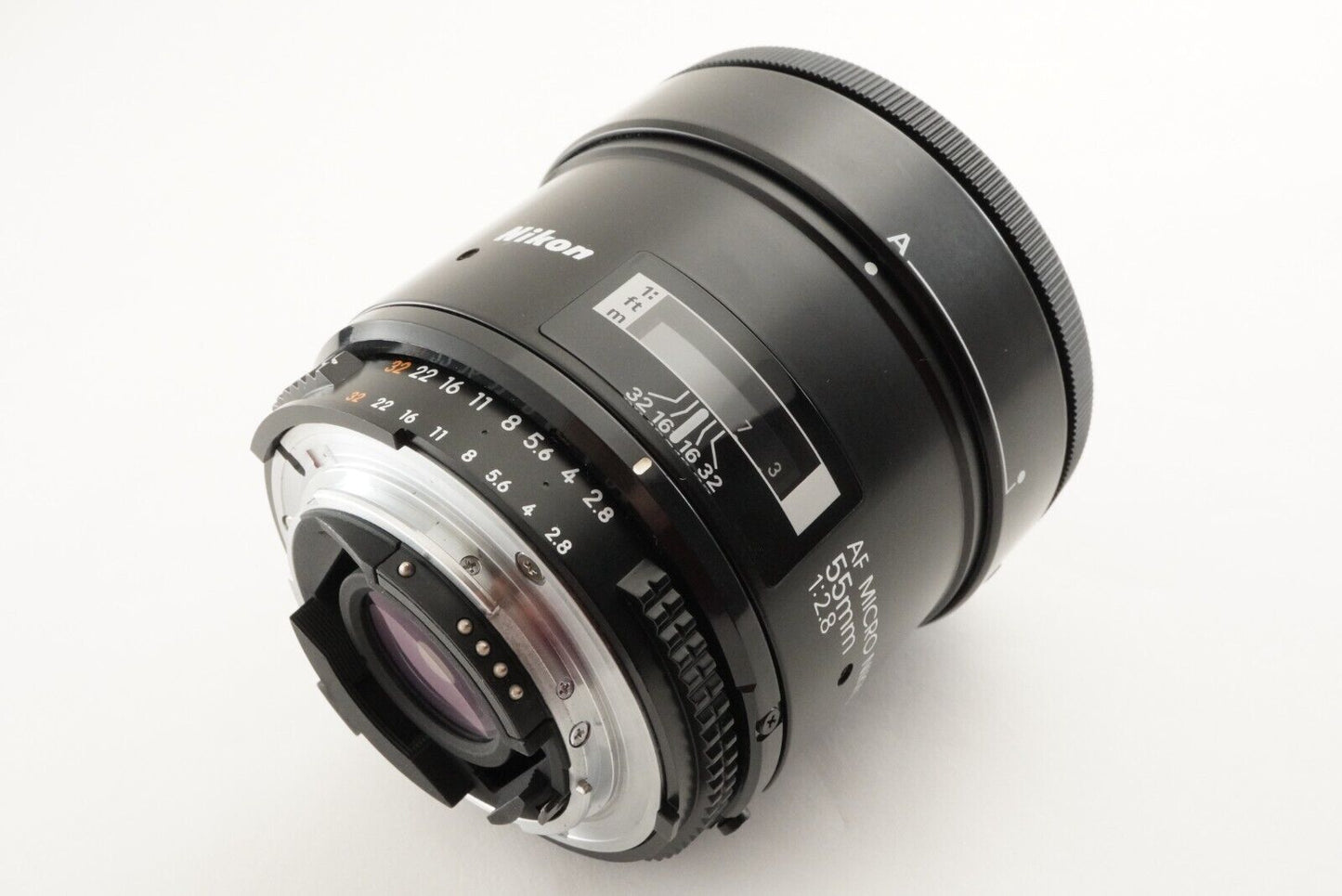 Nikon AF MICRO NIKKOR 55mm F2.8 AF MACRO Lens from Japan #0952