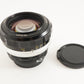 NIKON NIKKOR-S.C Auto 55mm F1.2 non-Ai MF Lens Photo tested! From Japan #7900