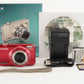 FUJIFILM FINEPIX JX400 Red In Box &4GB SDHC Card Digital Camera from Japan #1301