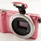 [S/C: 2,700] SONY Alpha a5000 ILCE-5000 Pink + E PZ 16-50mm from Japan #9770