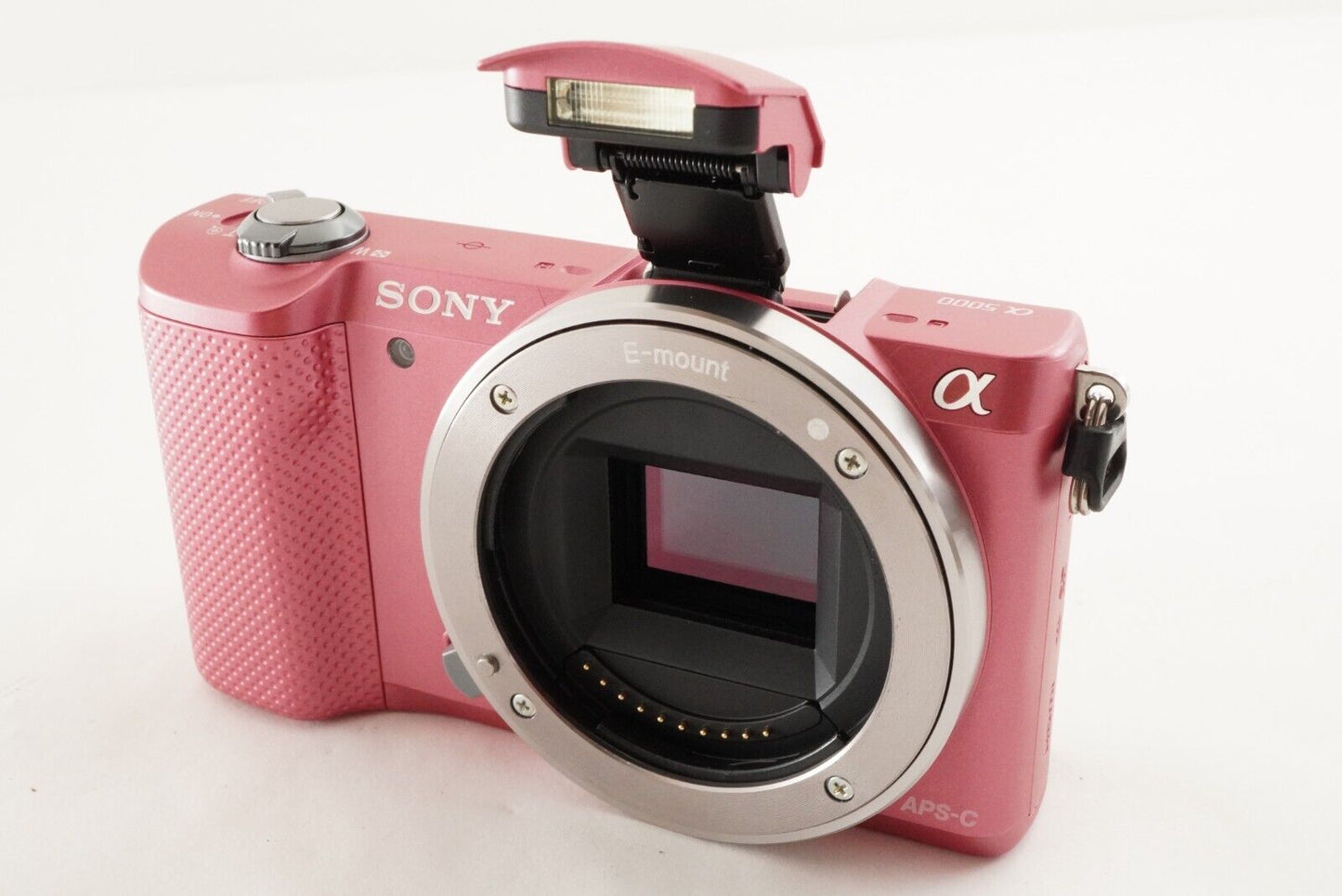 [S/C: 2,700] SONY Alpha a5000 ILCE-5000 Pink + E PZ 16-50mm from Japan #9770