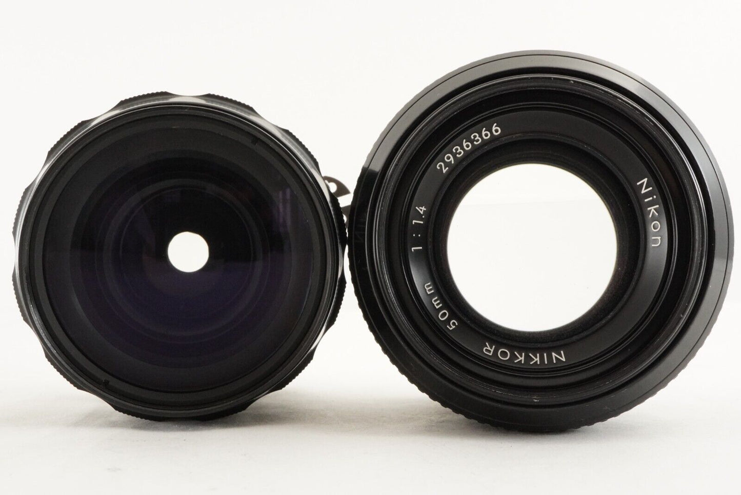 New Light Seals Nikon F2 Photomic S Black + 50mm F1.4 + 28mm from Japan #9242