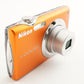 Nikon COOLPIX S3000 Orange In Box With 4GB SDHC Card from Japan #1557