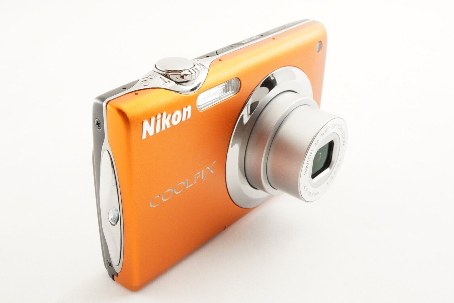 Nikon COOLPIX S3000 Orange In Box With 4GB SDHC Card from Japan #1557