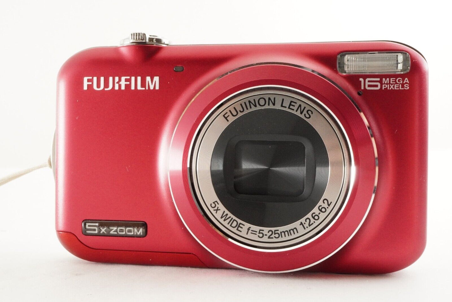 FUJIFILM FINEPIX JX400 Red In Box &4GB SDHC Card Digital Camera from Japan #1301