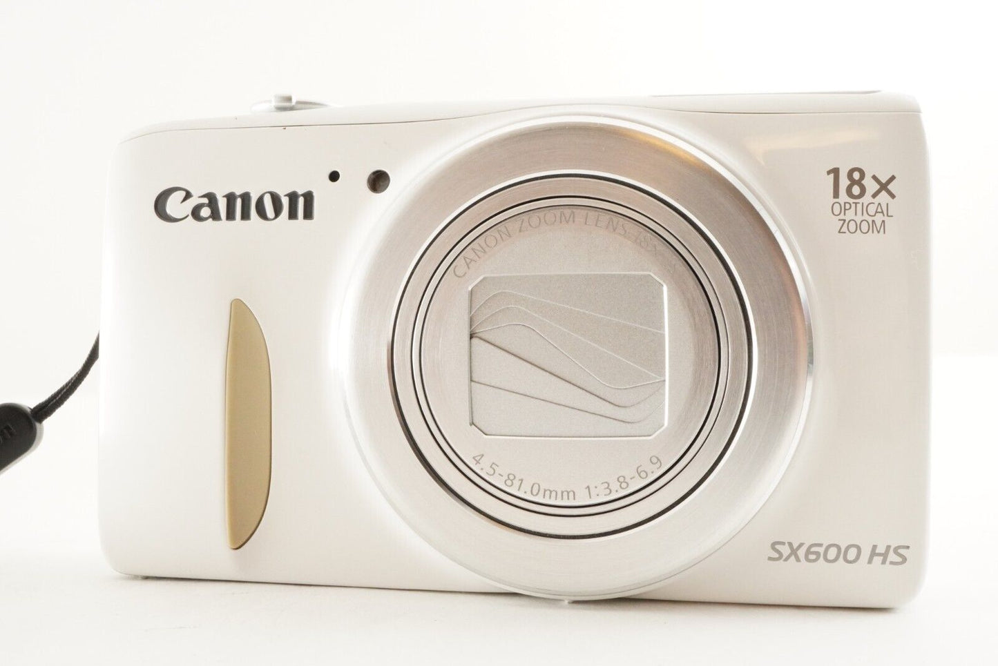 Canon PowerShot SX600 HS White & 4GB SDHC Card Digital Camera from Japan #1489