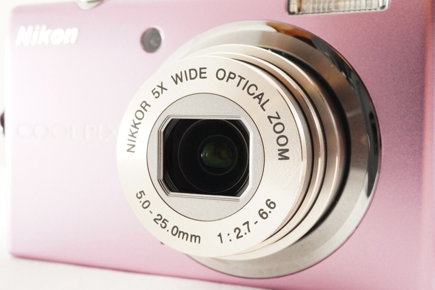 Nikon COOLPIX S570 Pink With 4GB SDHC Card Compact Digital Camer from Japan#1626