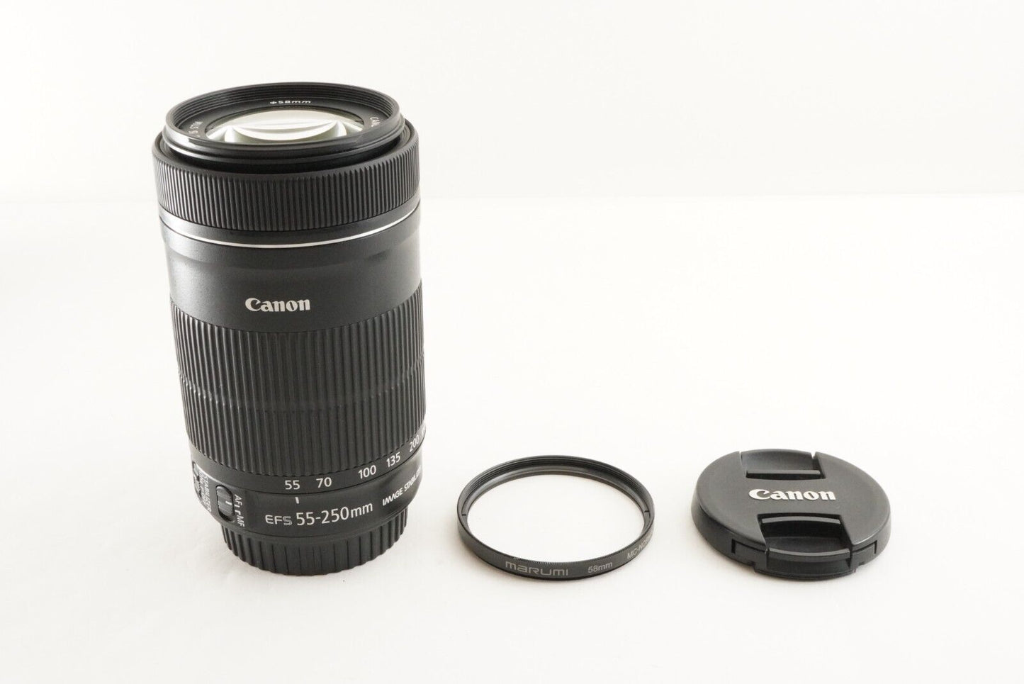 Canon EF-S 55-250mm F4-5.6 IS STM AF ZOOM Lens from Japan #1448