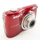 Nikon COOLPIX L23 Red With 4GB SDHC Card Digital Camera from Japan #0703