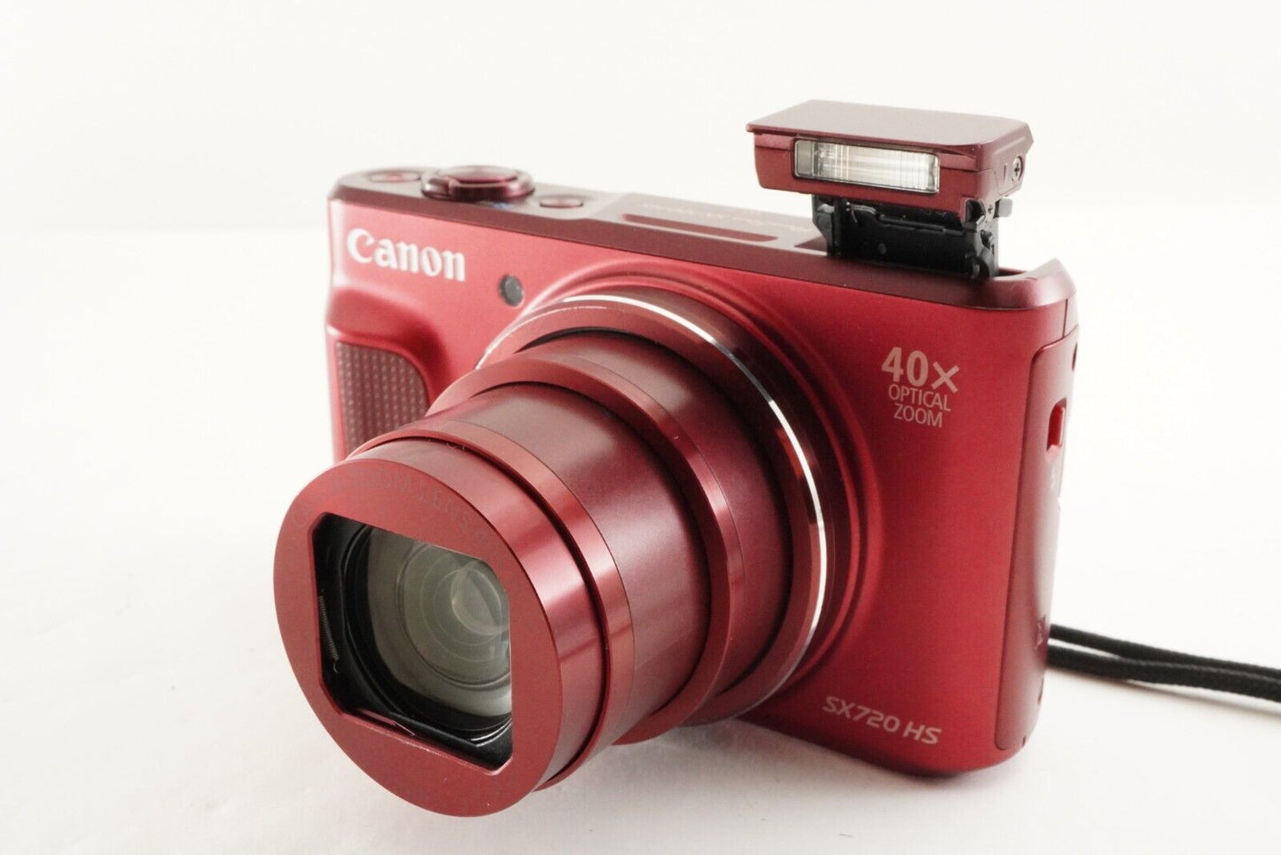 Canon PowerShot SX720 HS Red With 4GB SDHC Card Digital Camera from Japan #1524