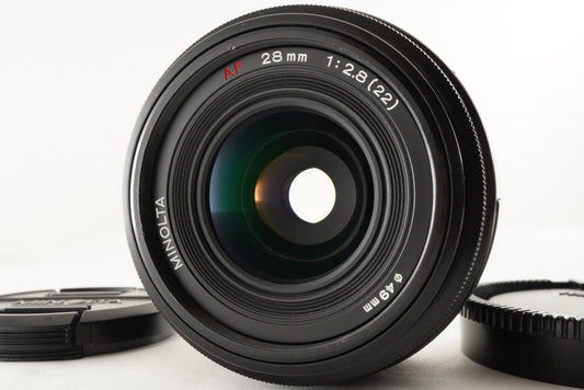 MINOLTA AF 28mm F2.8(22) AF Wide Angle Lens from Japan #0207