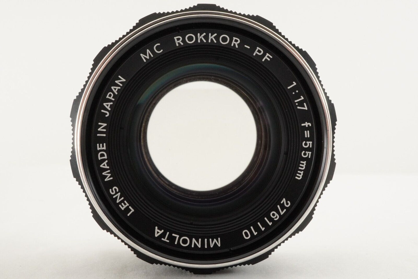 New Light Seals MINOLTA SR-1S + MC ROKKOR-PF 55mm F1.7 from Japan #9456