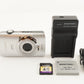 Canon IXY DIGITAL 510 IS Silver & 4GB SDHC Card Digital Camera from Japan #0835